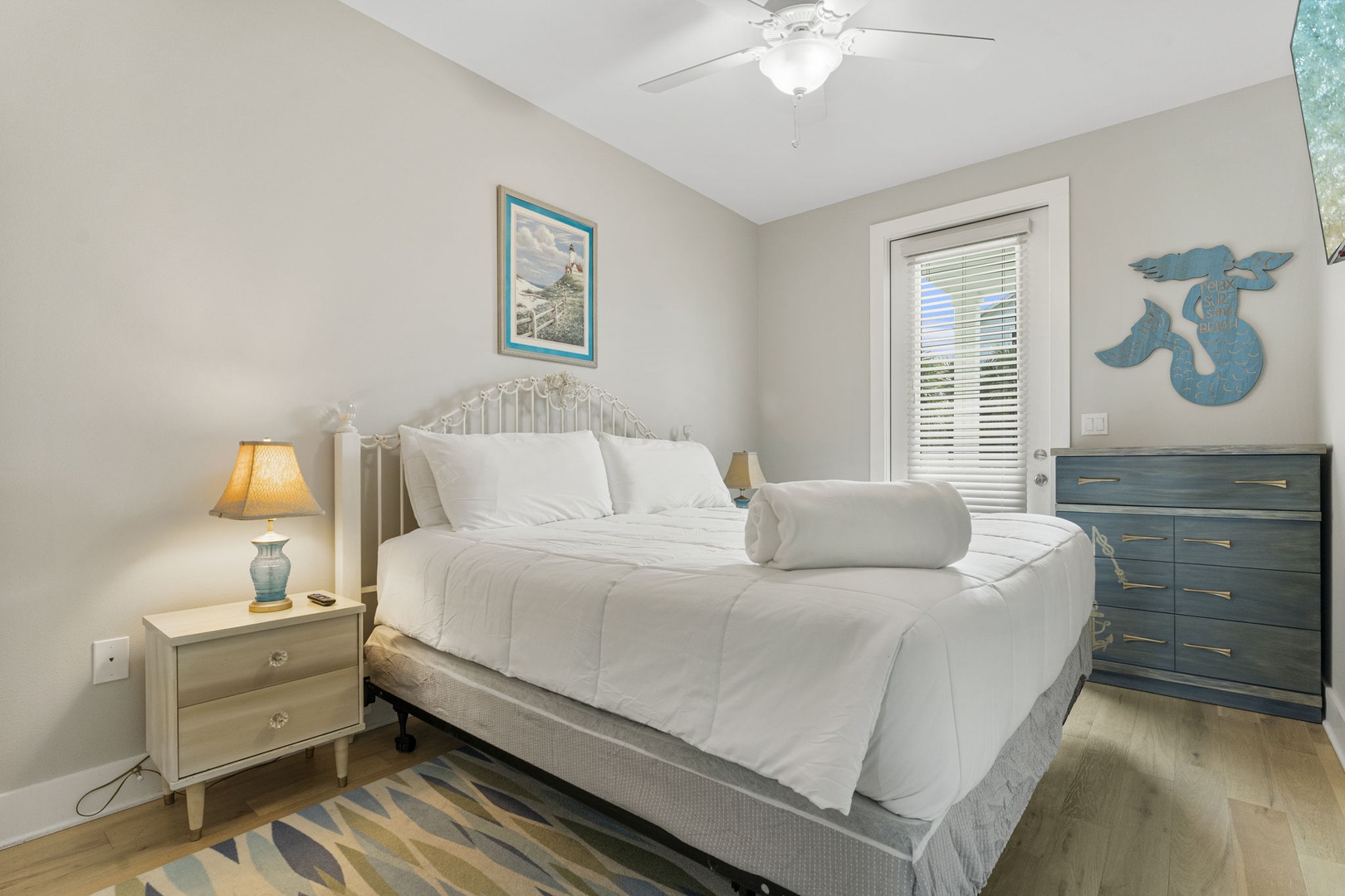 King bedroom on lower level
