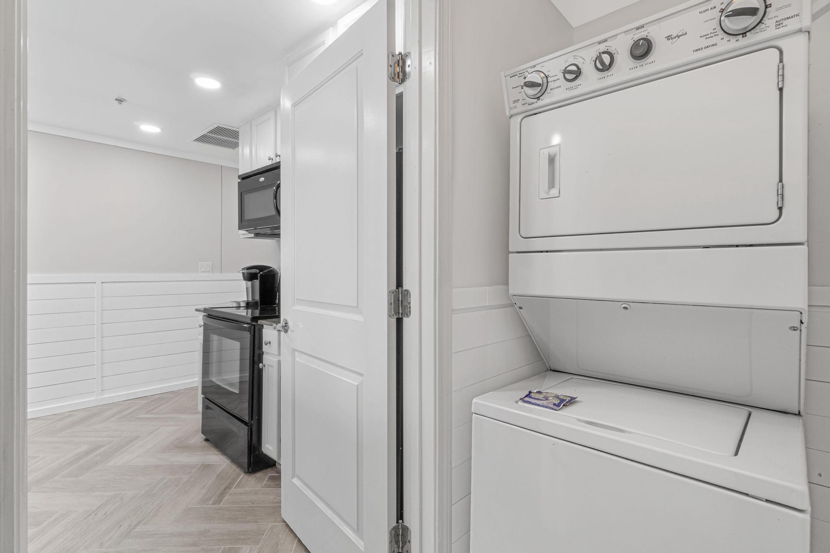 Washer and dryer in unit