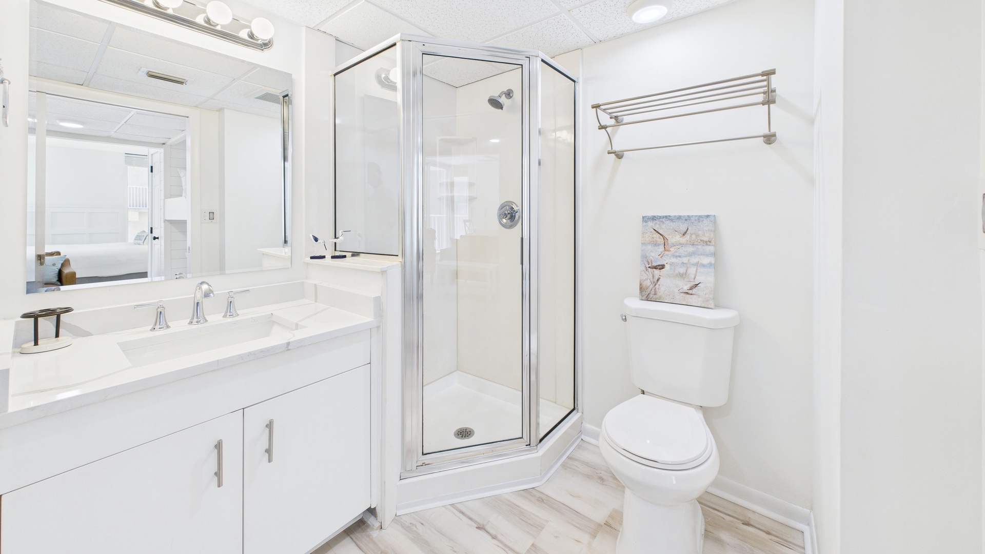 Full bathroom with walk in shower