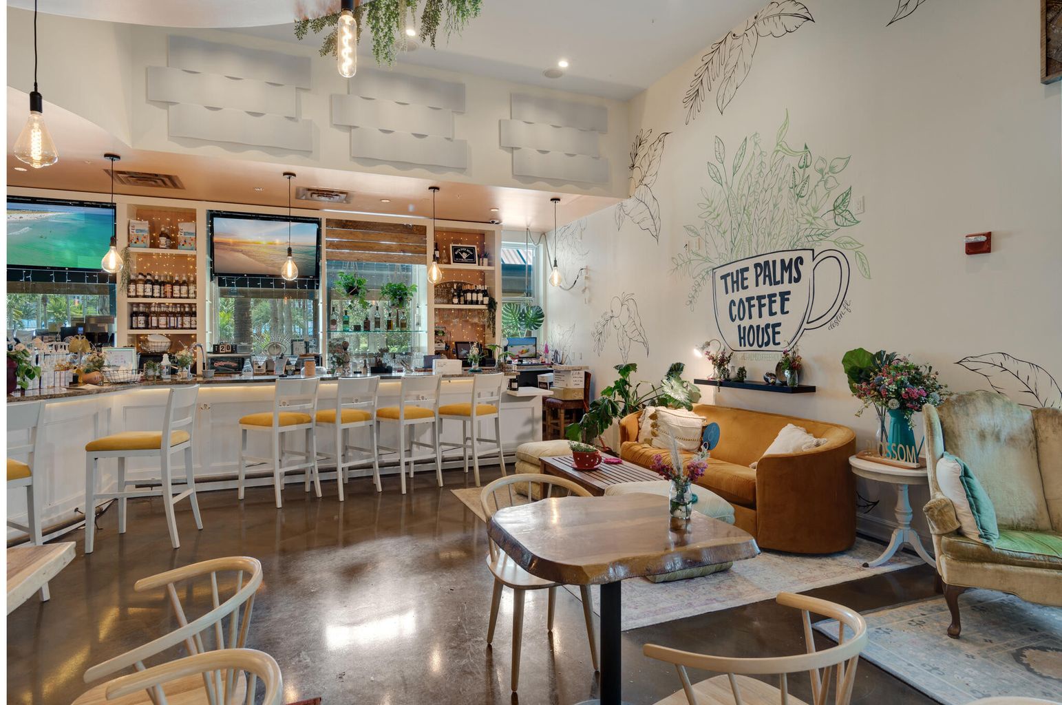 The palms coffee house
