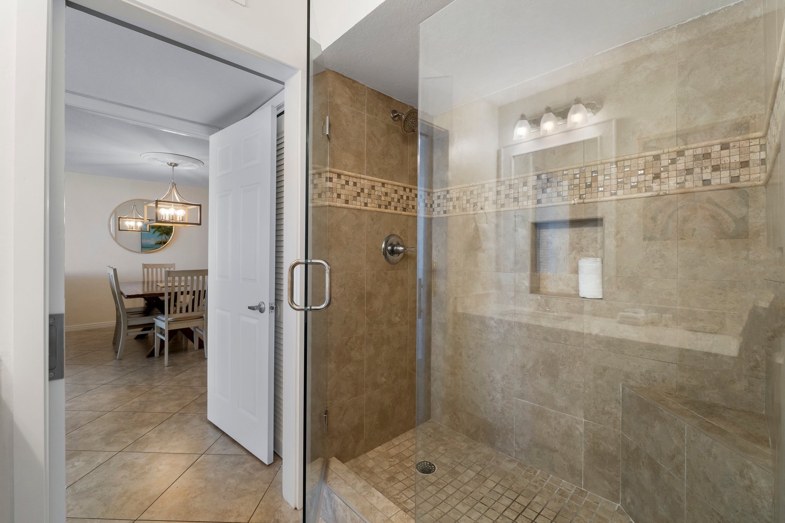 Full master bathroom