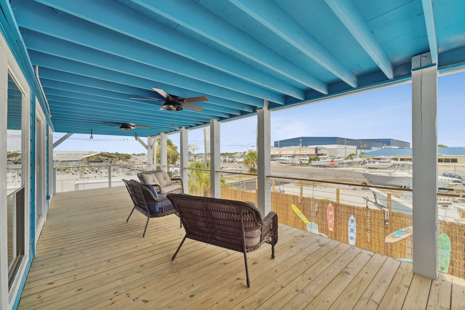 Prvate balcony on the 2nd floor