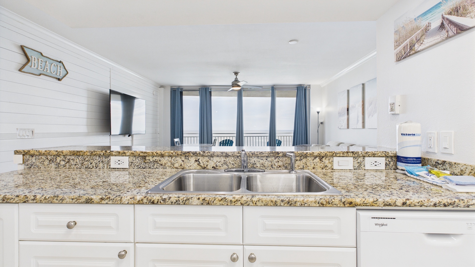 Full kitchen with all the cooking essentials
