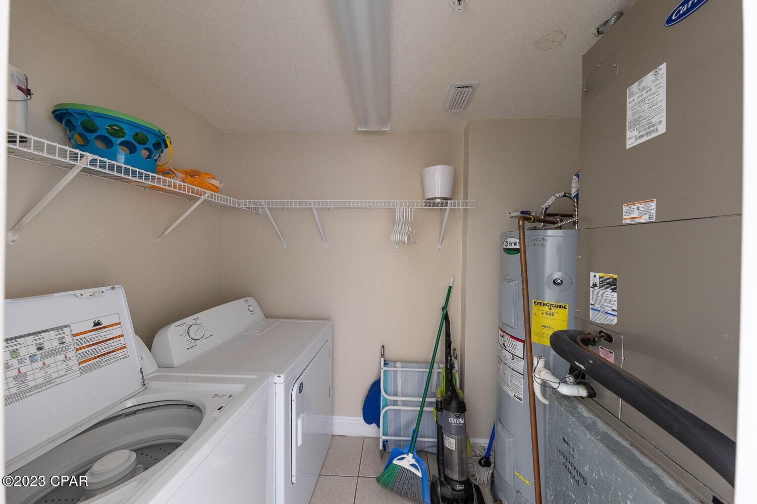 Washer and dryer unit in home