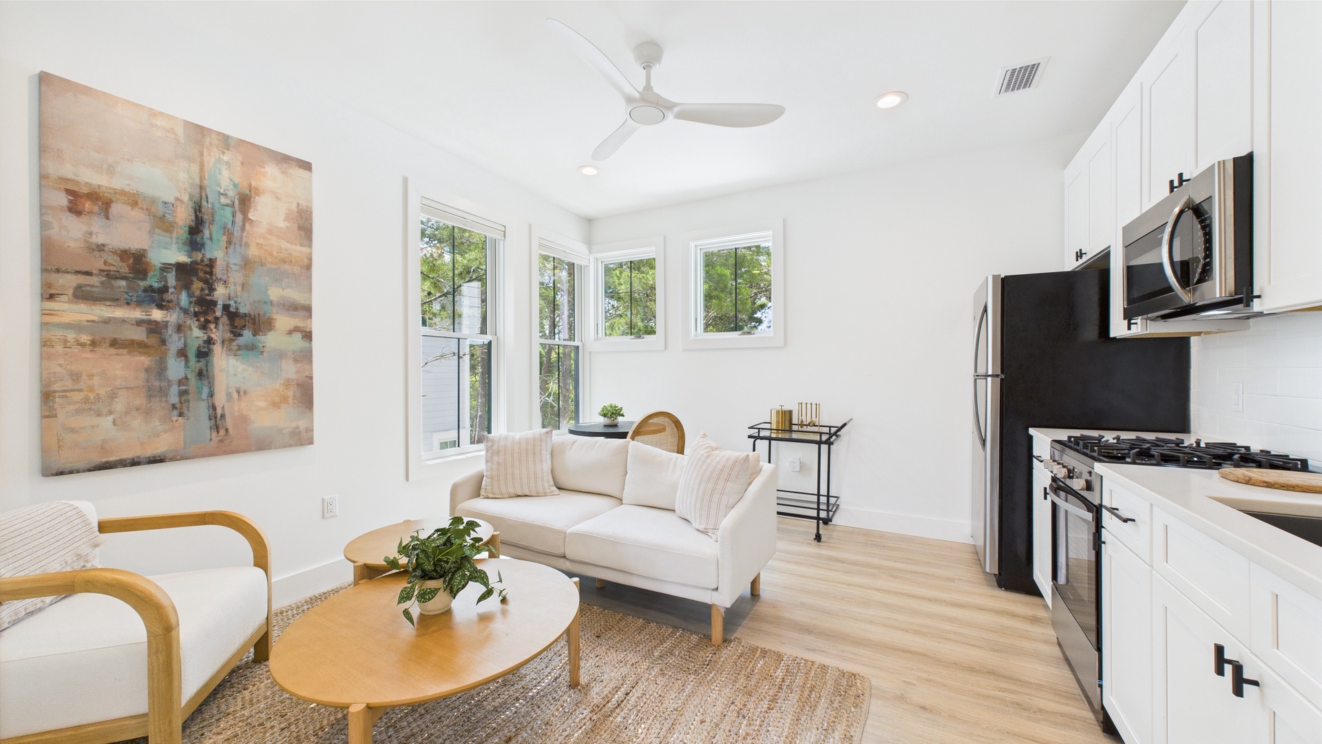 In Law suite above the garage-Living area