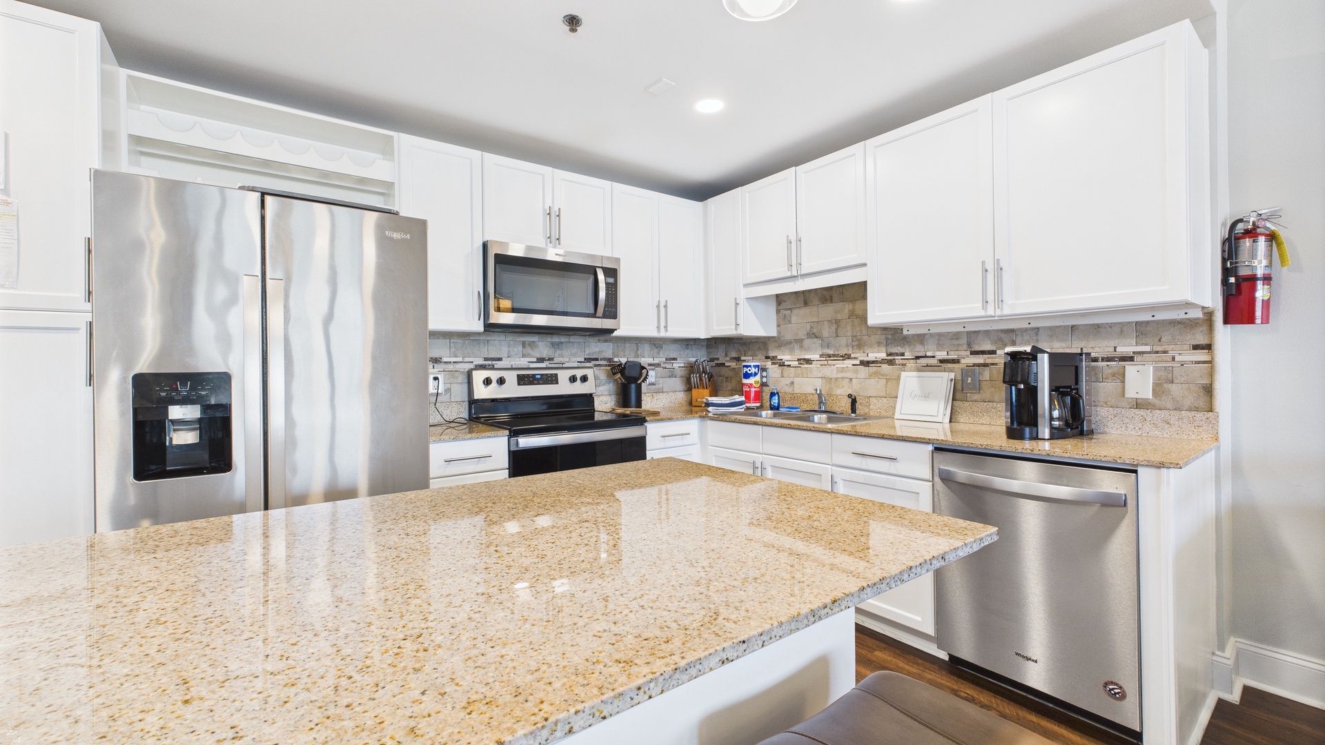 Kitchen equipped with all the cooking essentials