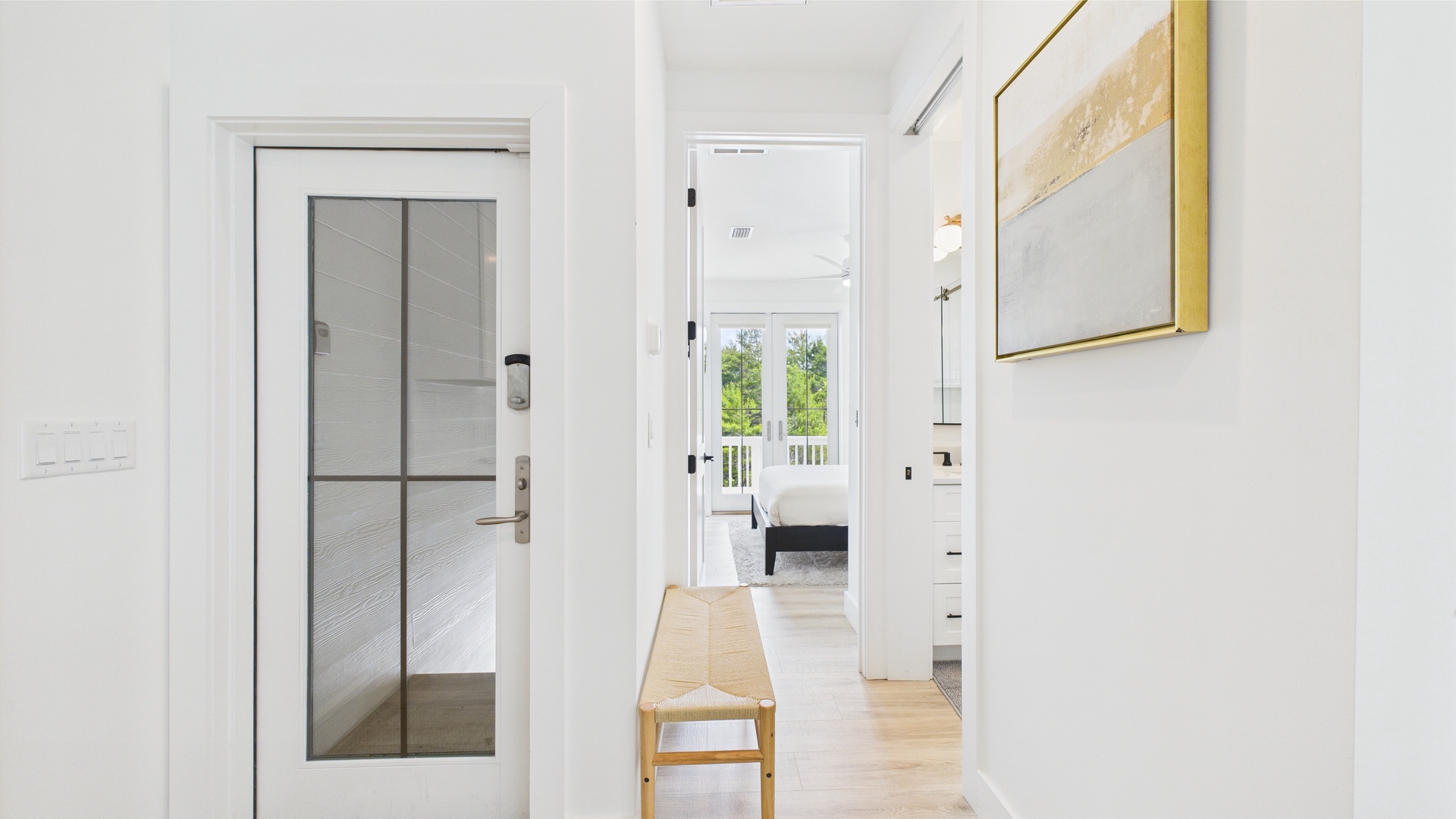 Hallway to bedroom