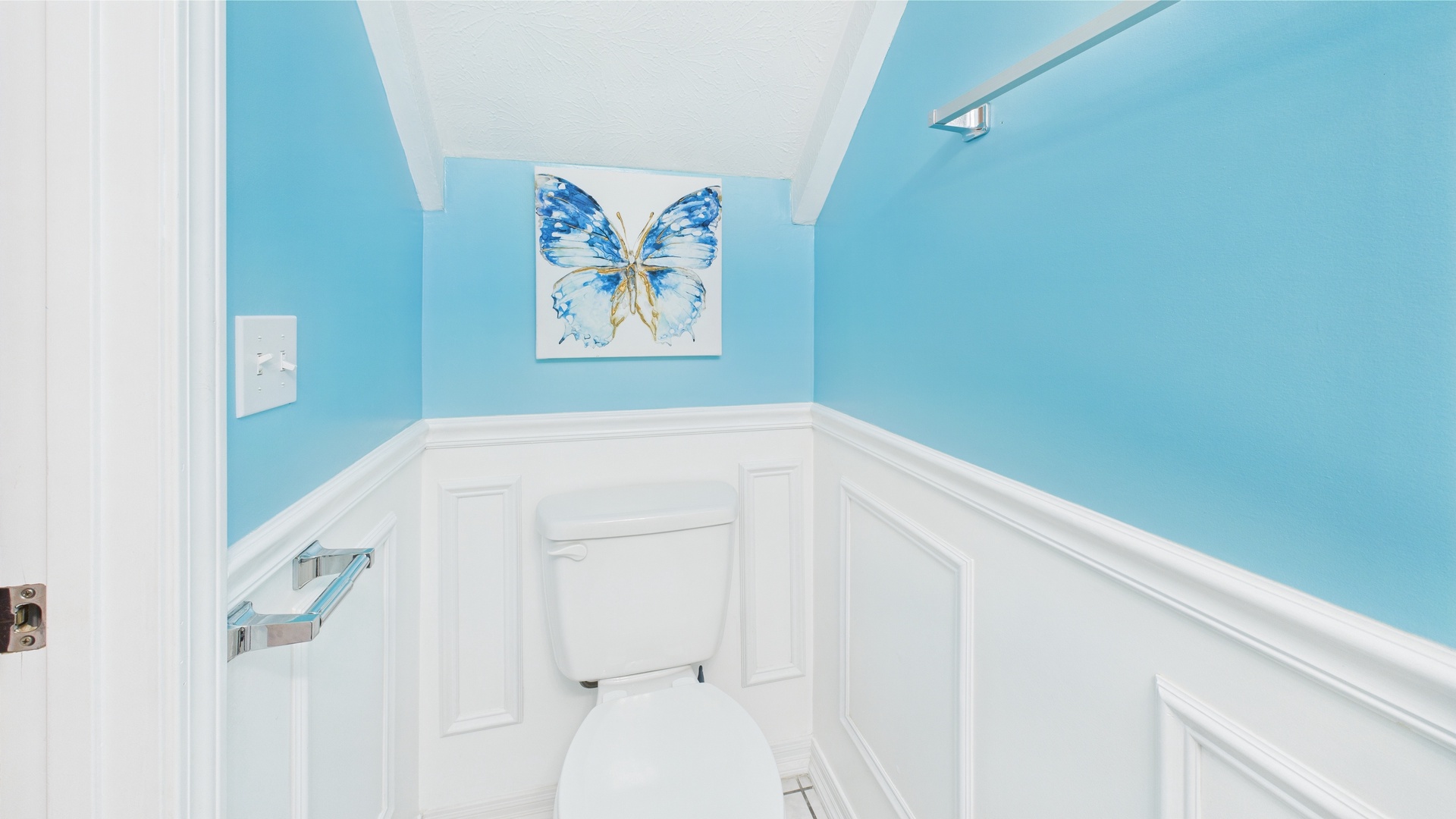 Half bathroom on first floor