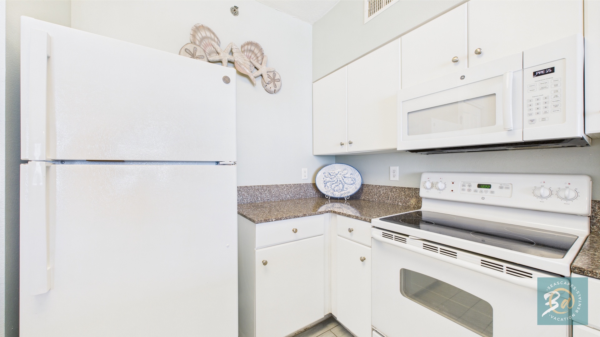 Full kitchen with all the cooking essentials