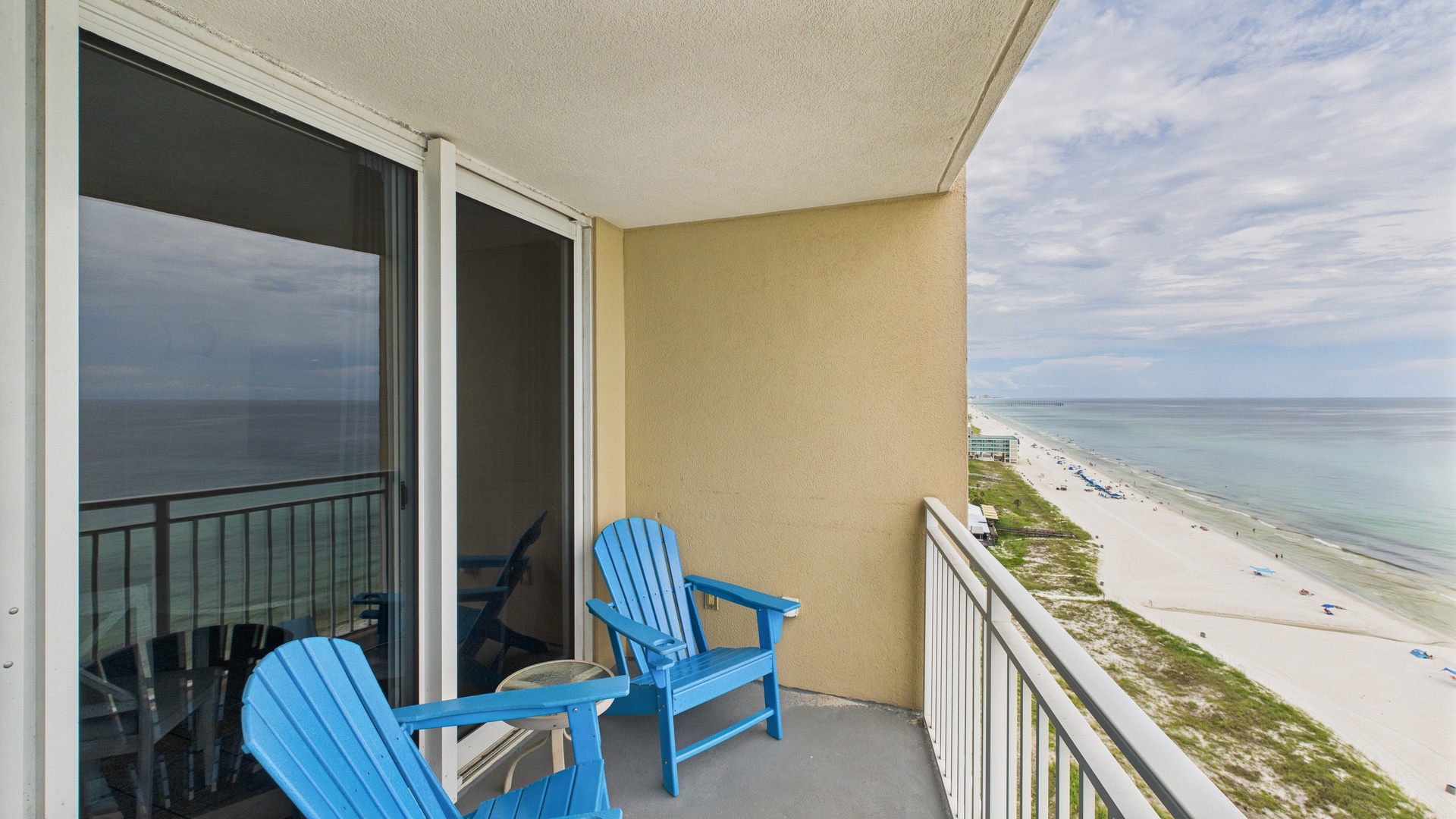Ample seating on balcony