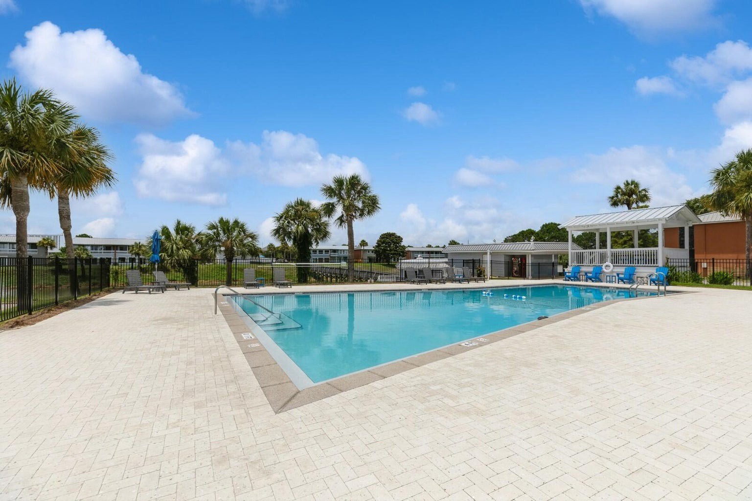 First beautiful community pool