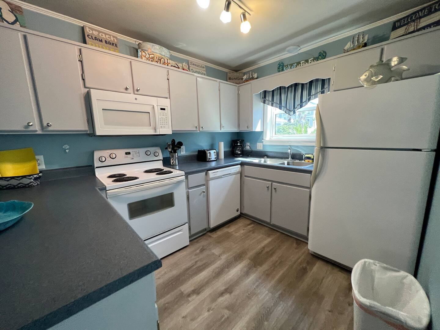 Full kitchen with all the cooking essentials