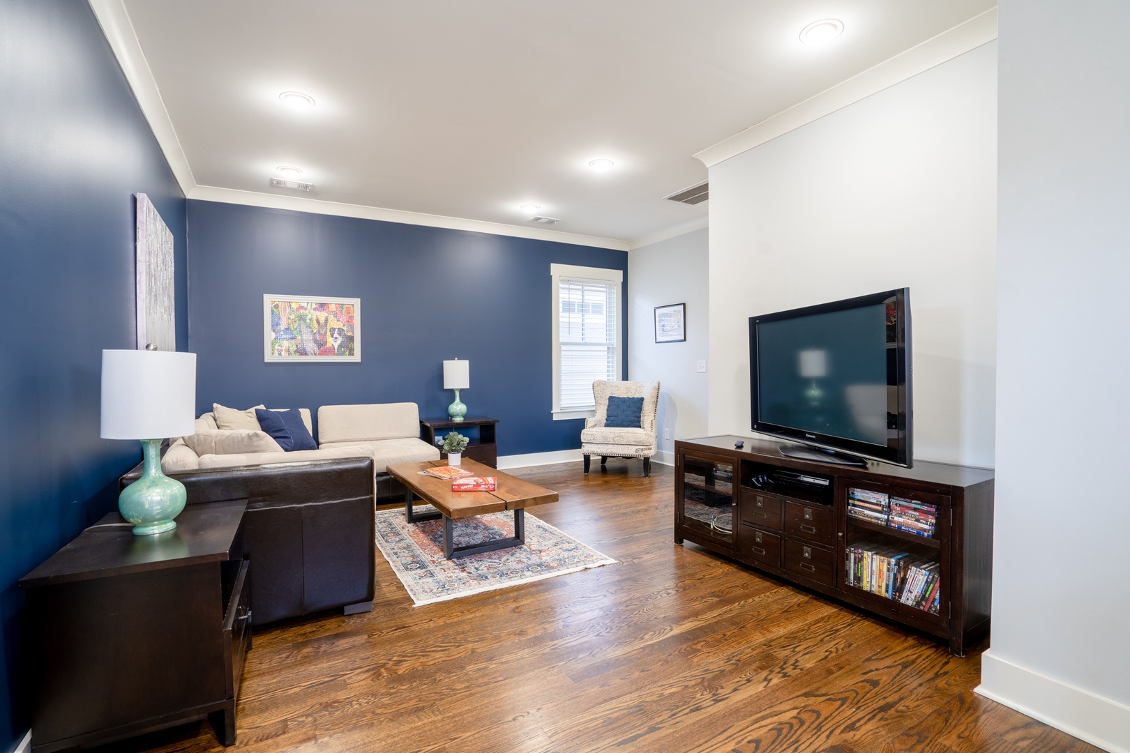 Upstairs living room area