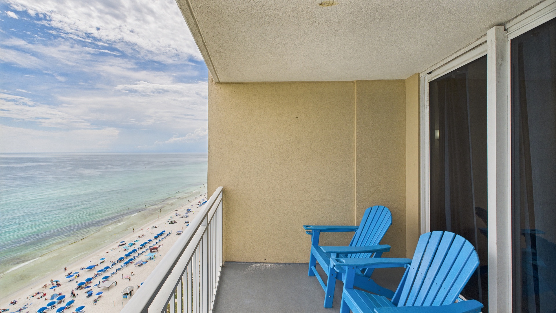 Ample seating on balcony