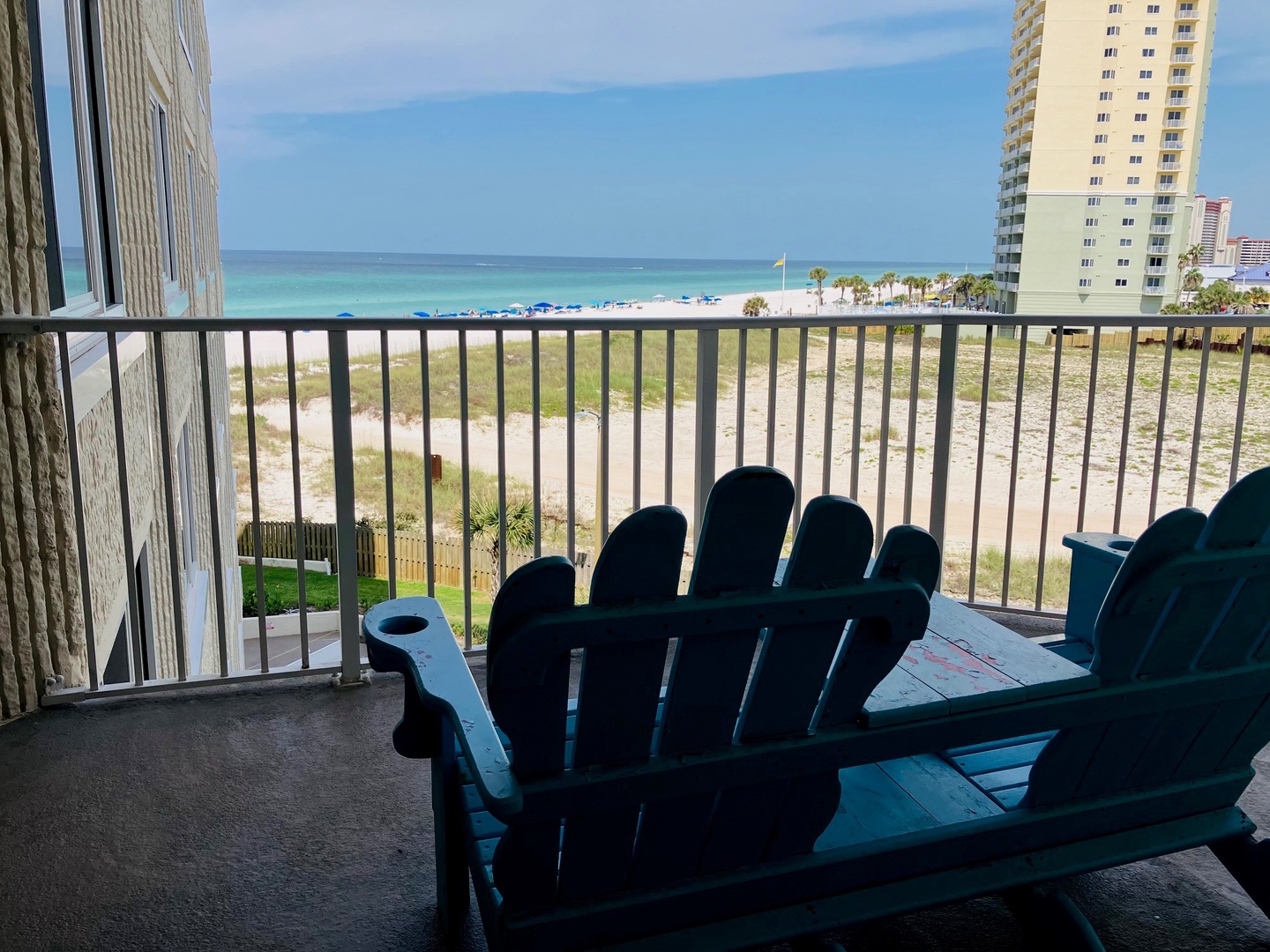 THIS IS A SHARED BALCONY IN THE COMMON AREAS