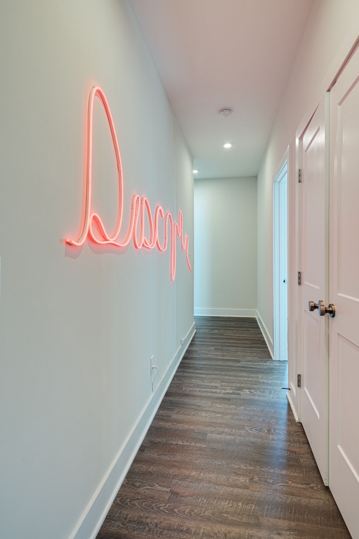 Hallway between the Primary bedroom and 2nd bedroom on the 3rd floor.