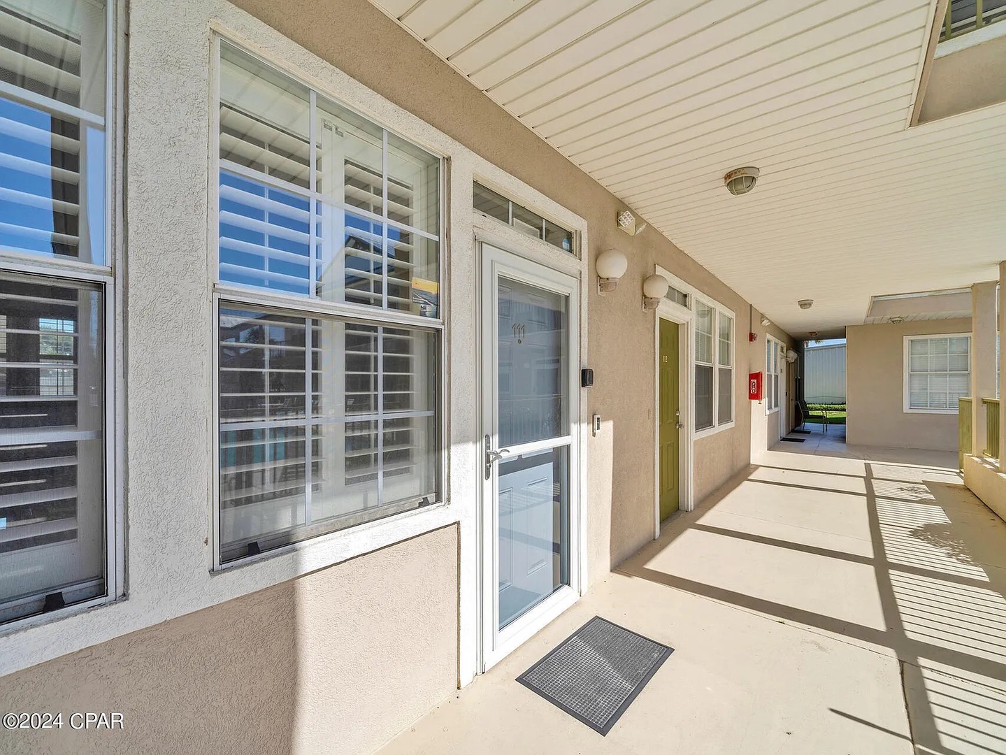 Private entrance to condo