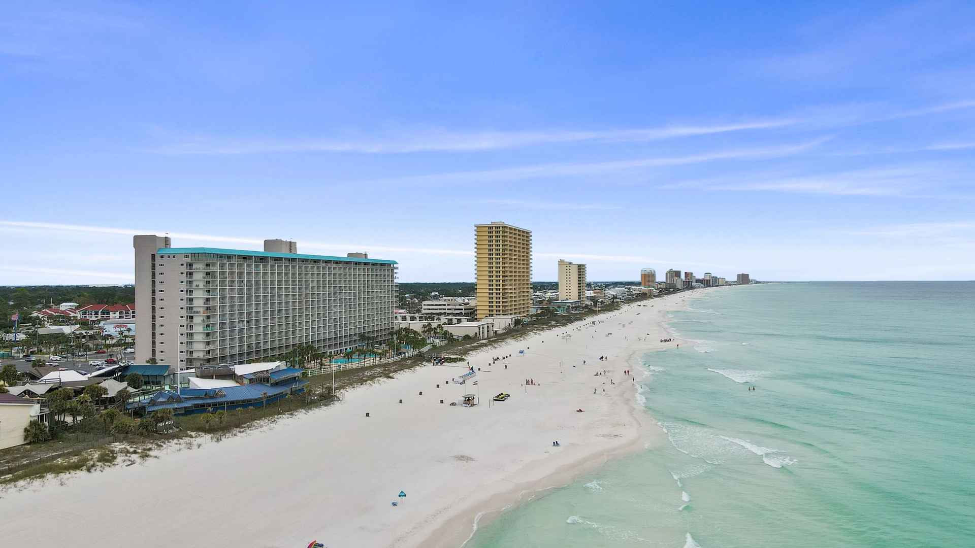 Aerial of the resort