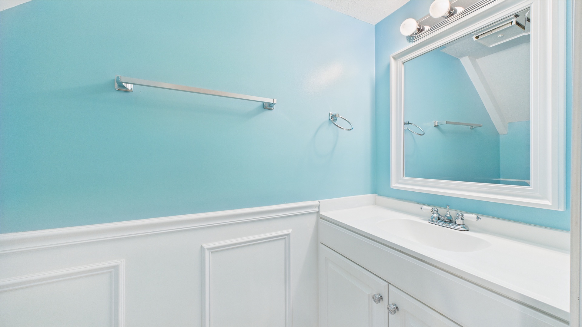 Half bathroom on first floor