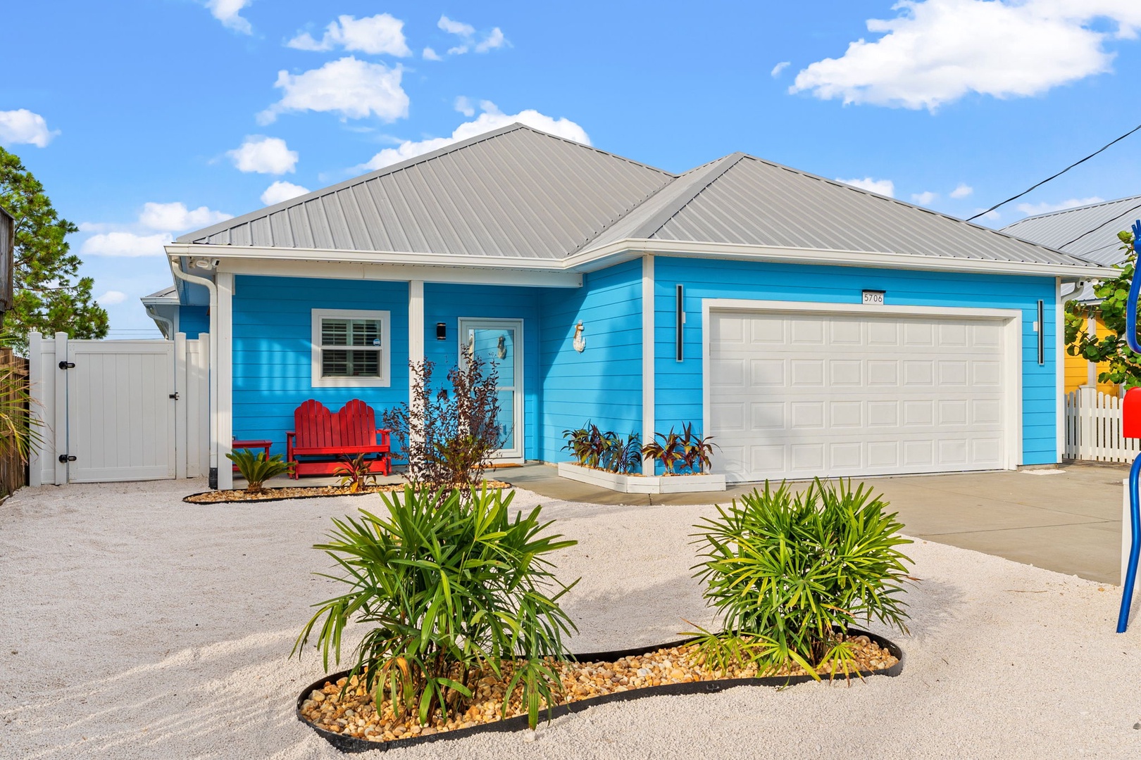 Front entrance and driveway