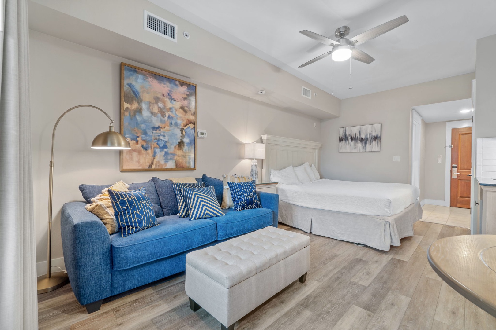 Living room with sleeper sofa