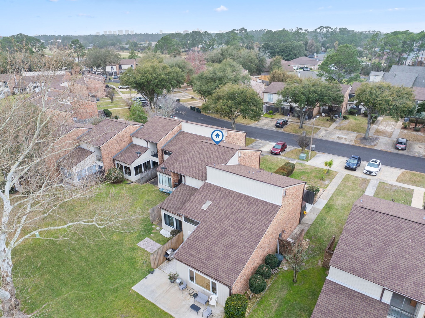 Aerial of home