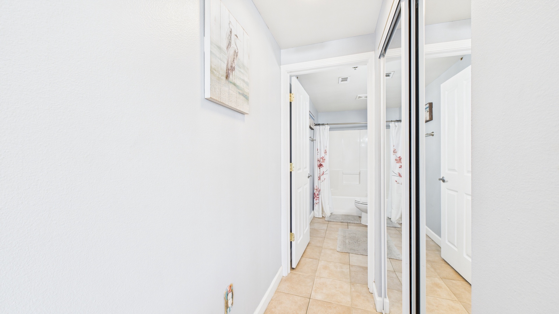 Master bathroom with shower and tub comb