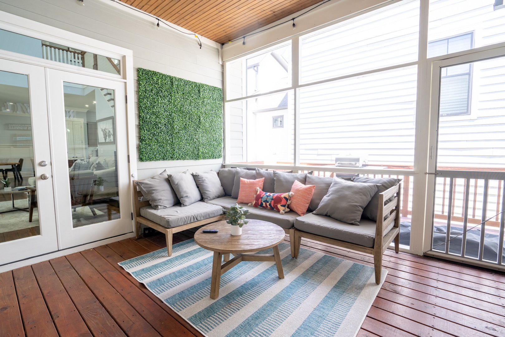Screened in back porch