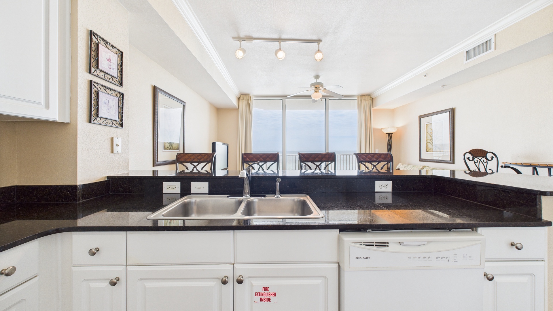 Full kitchen with all the cooking essentials