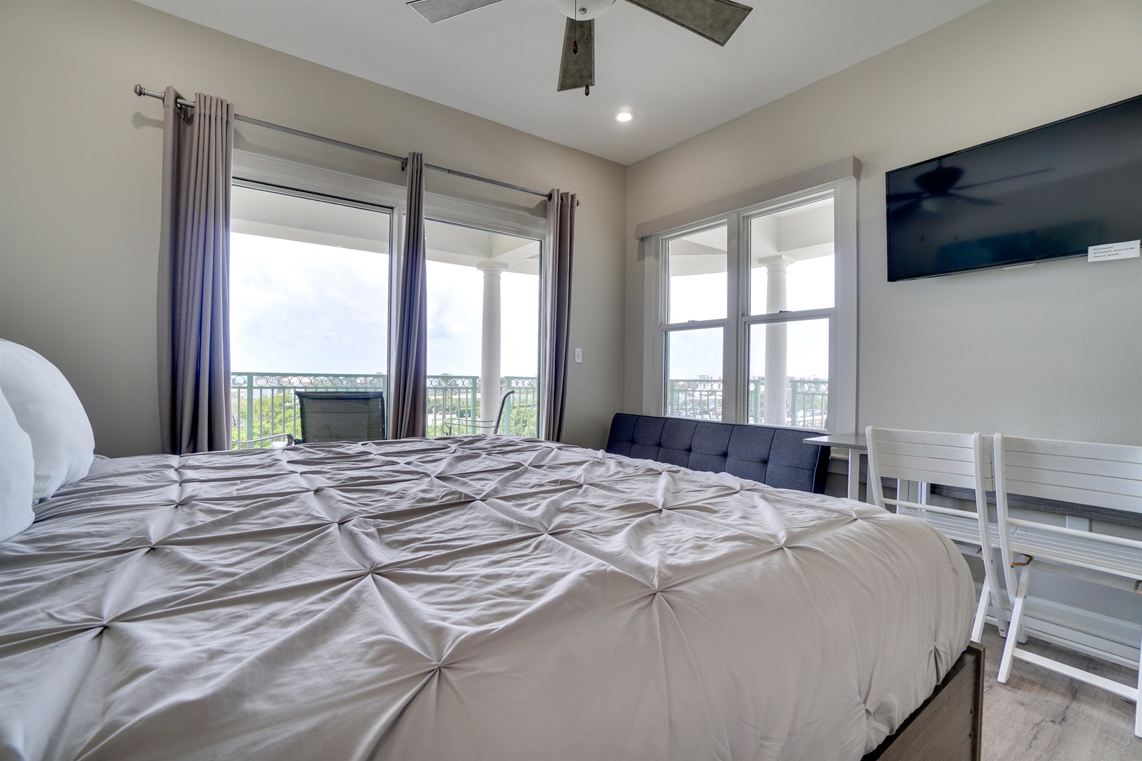 King side bed