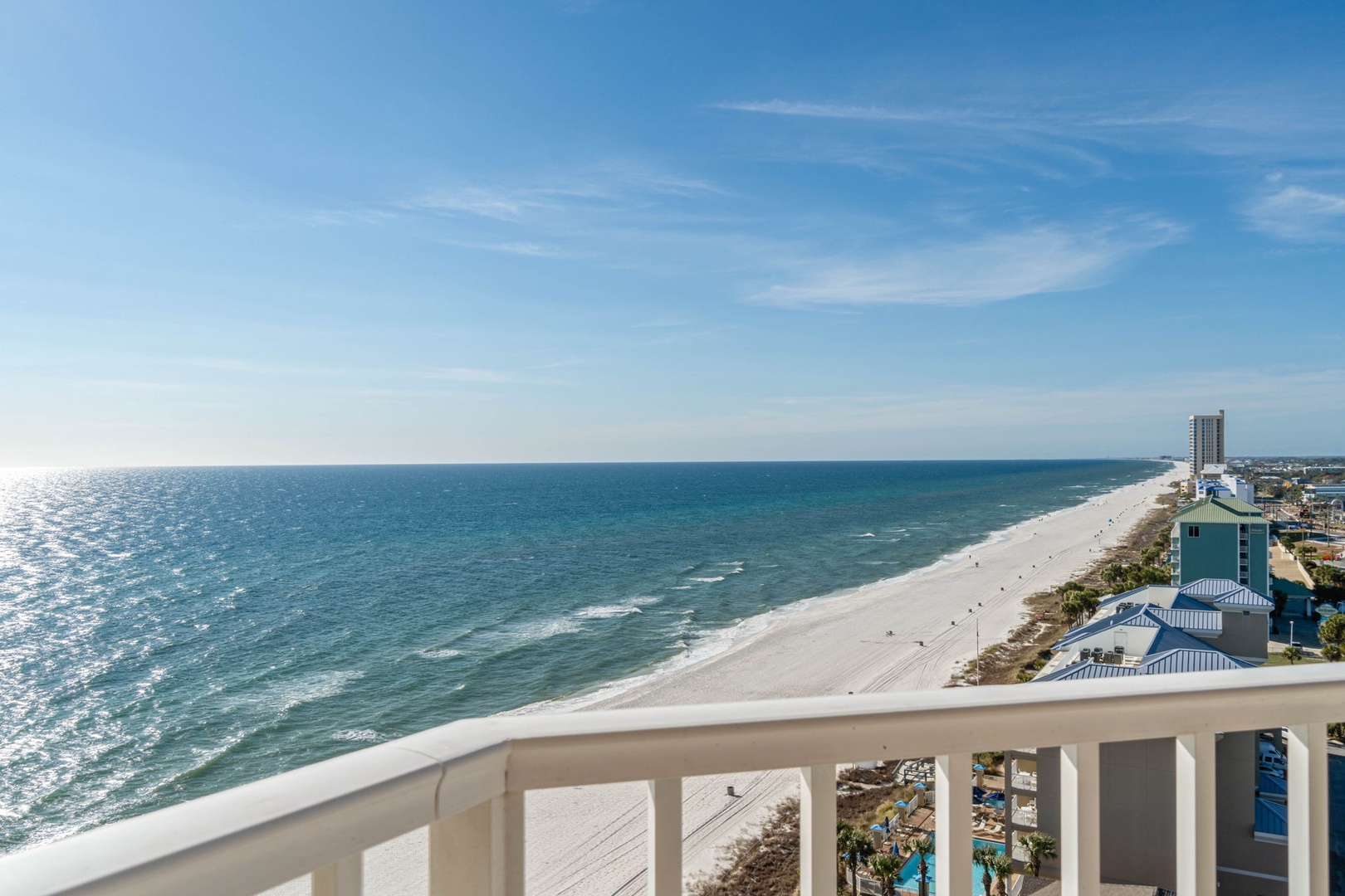Gorgeous balcony with seating area--UNBELIVABLE VIEWS OF THE SUNSET AND GULF