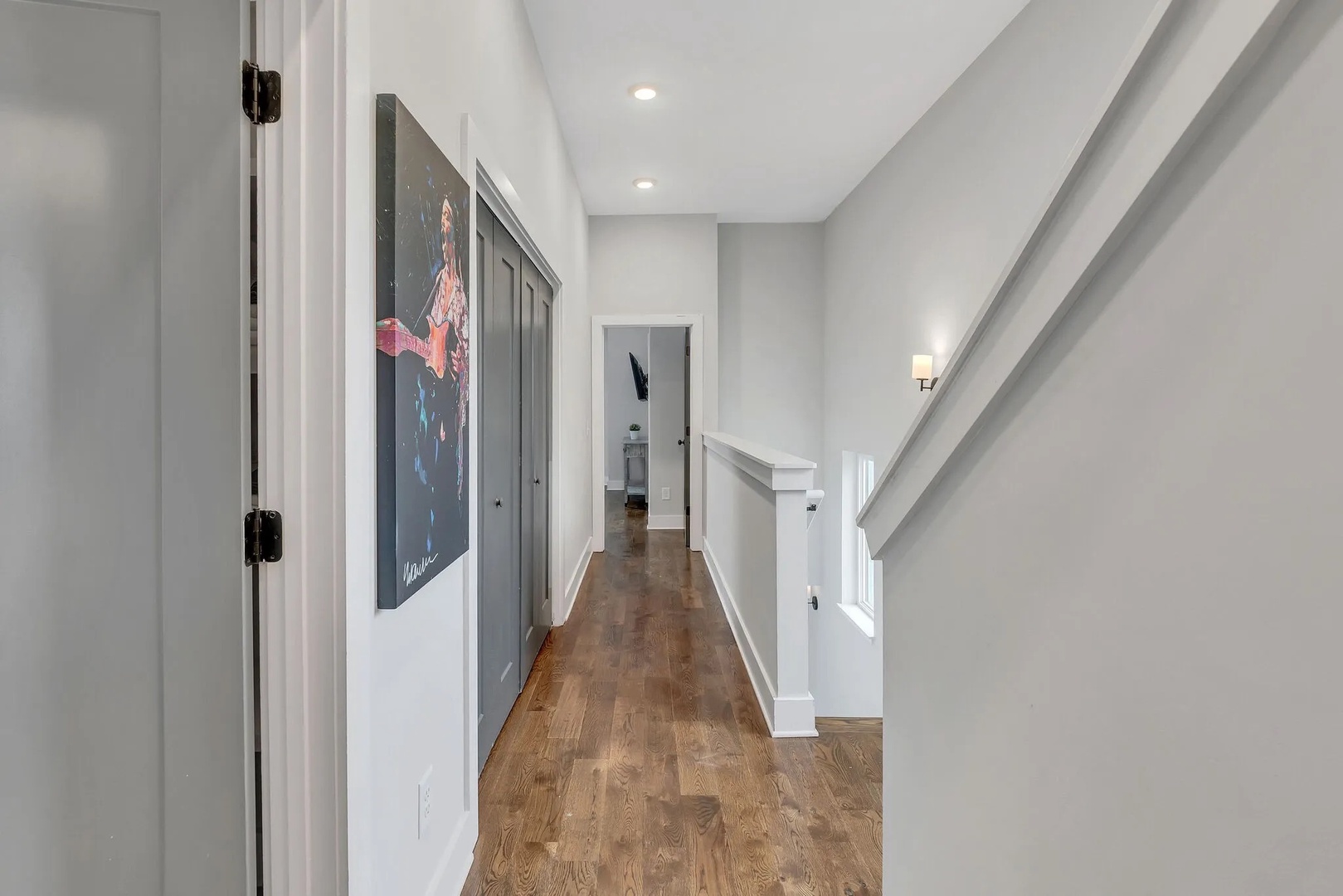 Hallway to second guest room