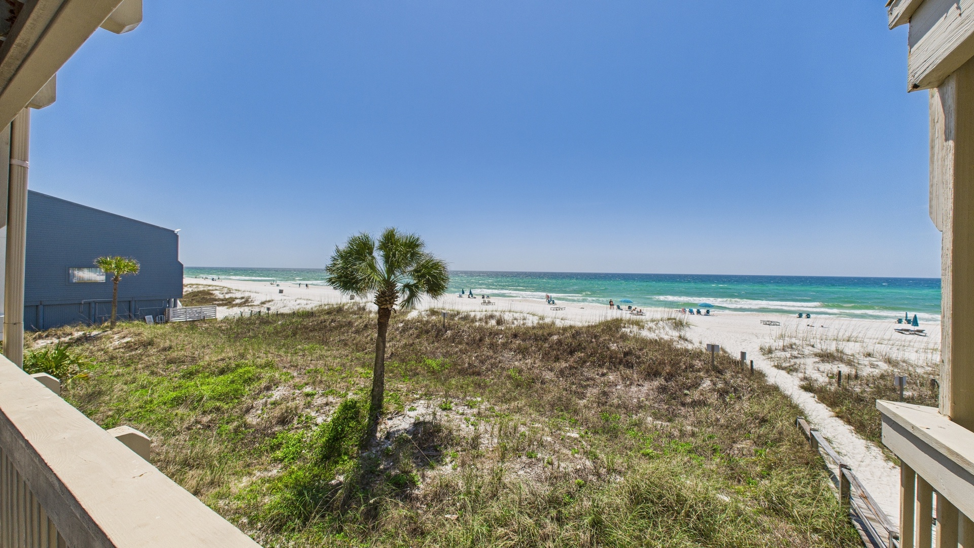 Breathtaking views of the gulf from balcony