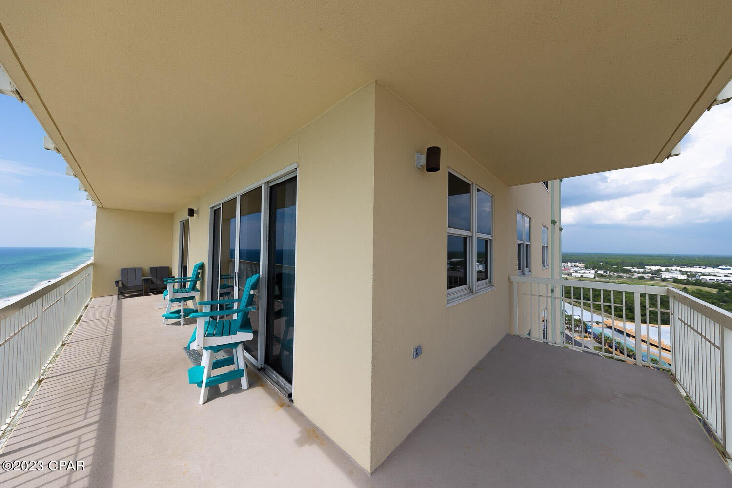Private balcony