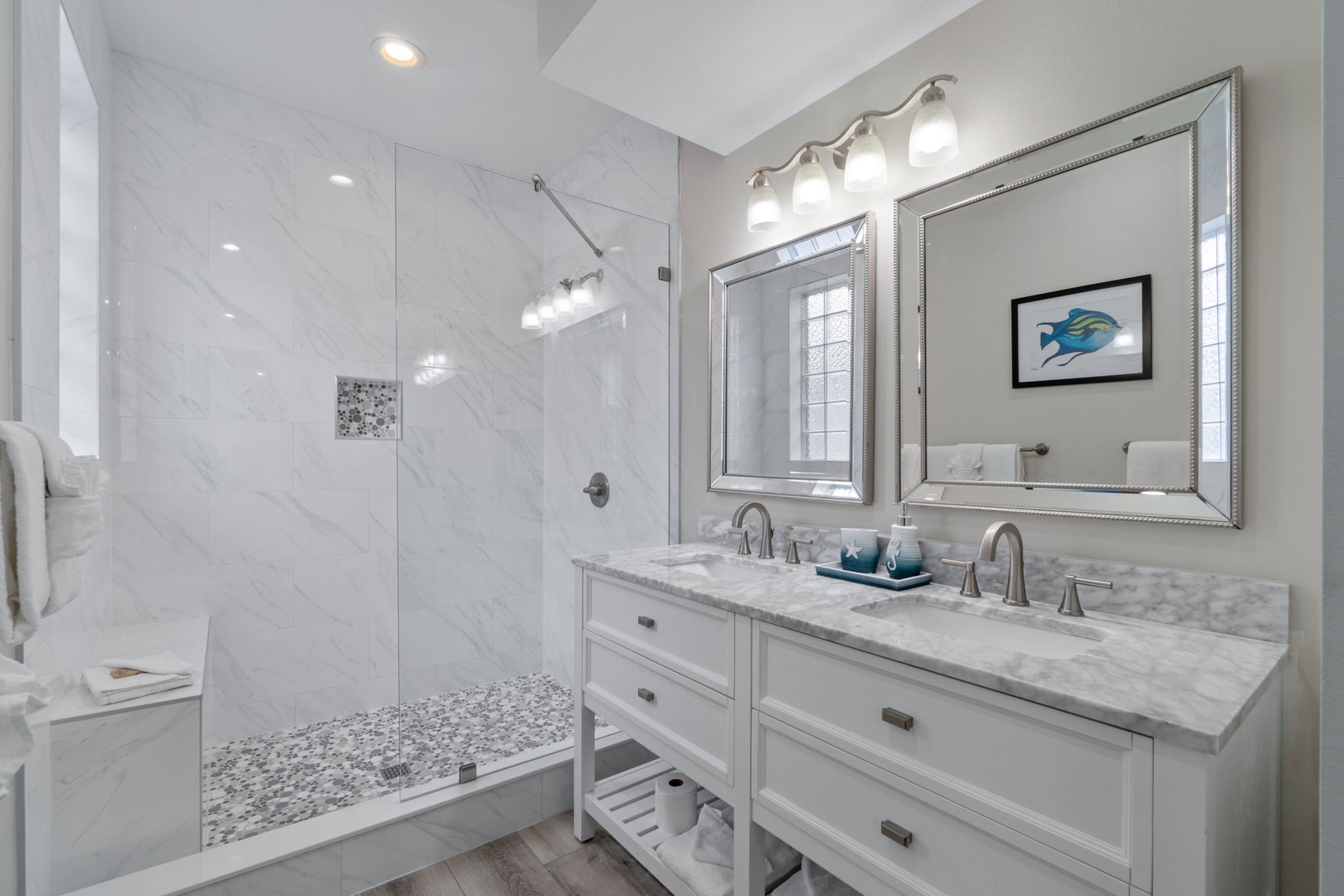 3rd floor bathroom with walk in shower