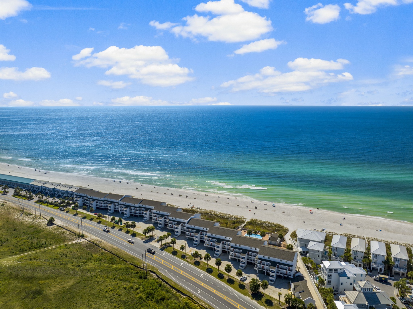 Beach aerial view