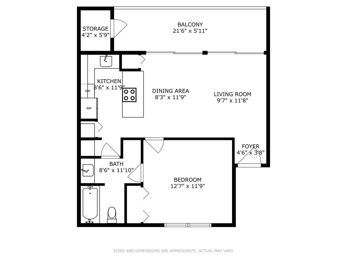Floor plan of home