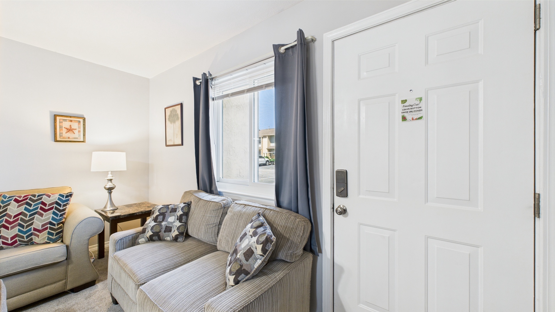 Entry-way in living area