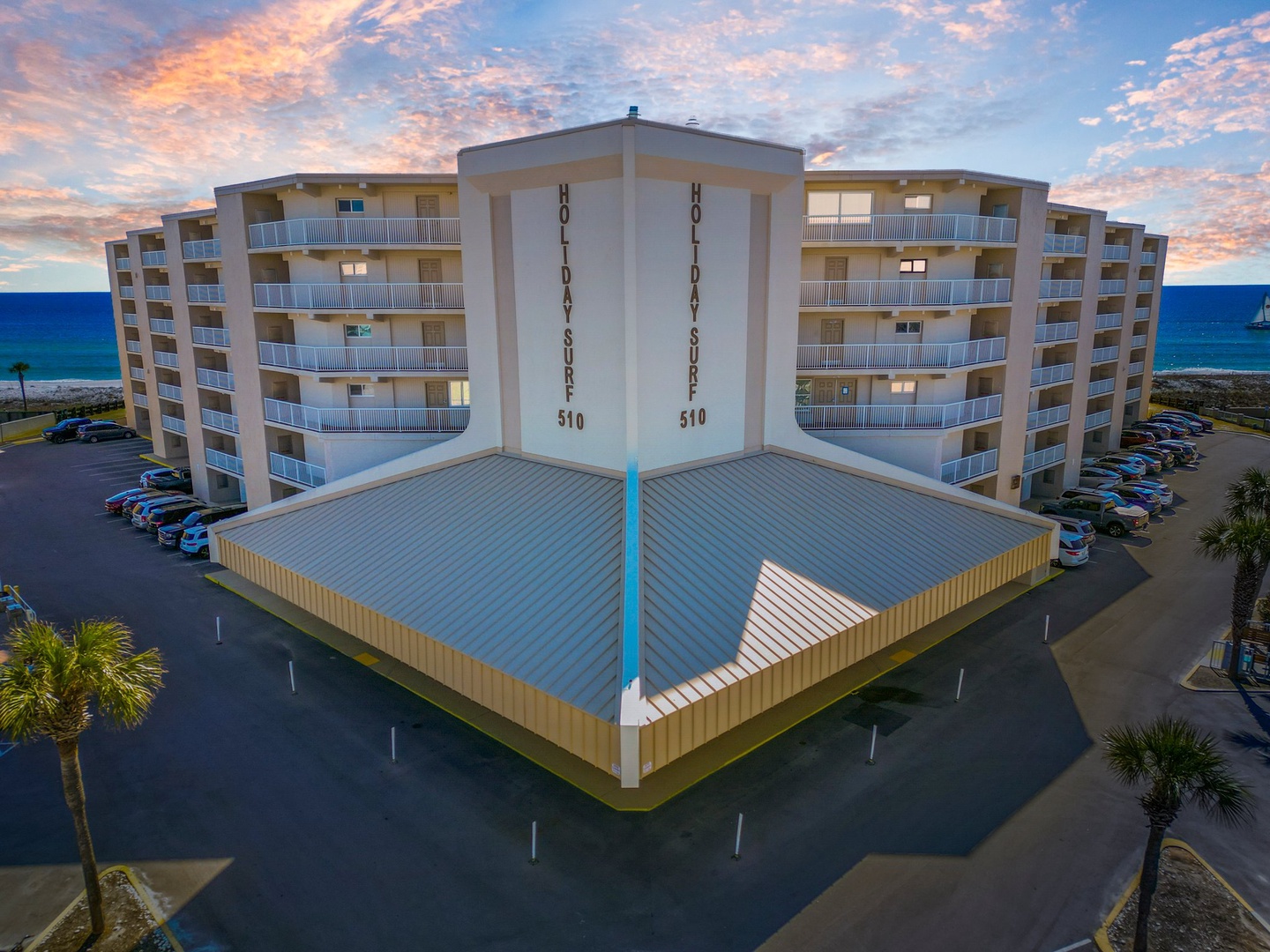Aerial of the complex