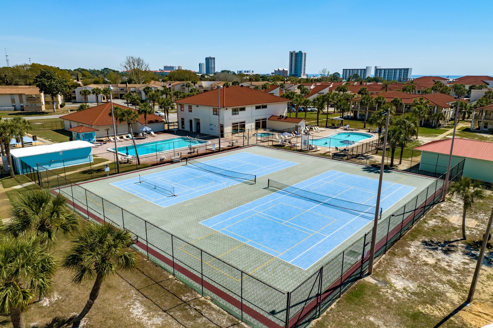 Tennis courts