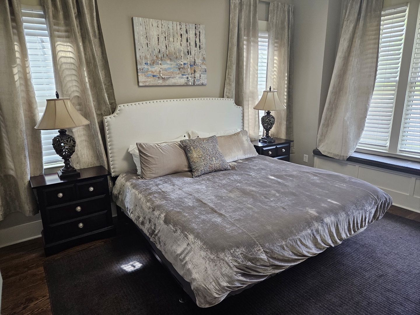 Primary Bedroom with a king bed in the main level
