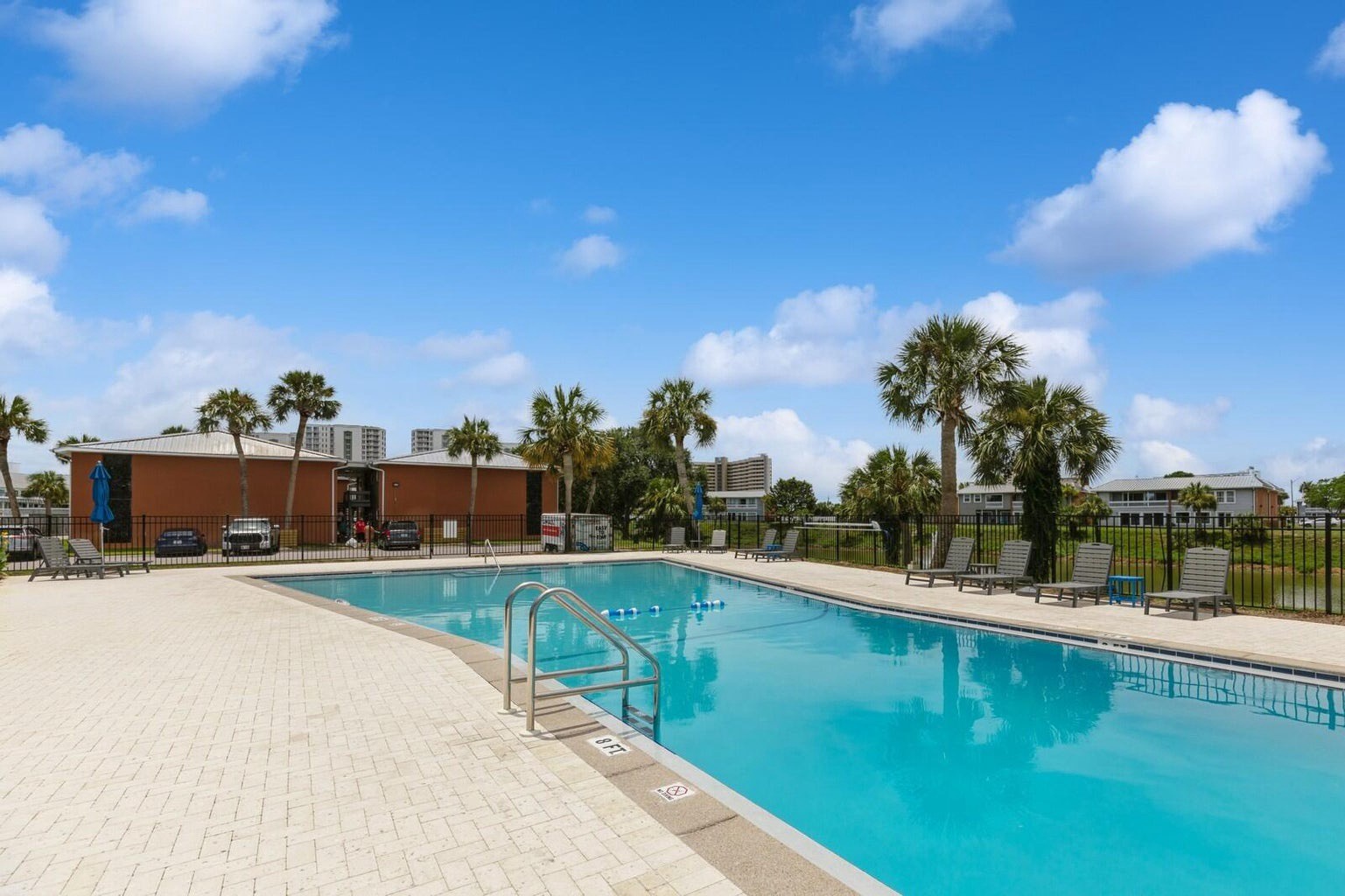 First beautiful community pool