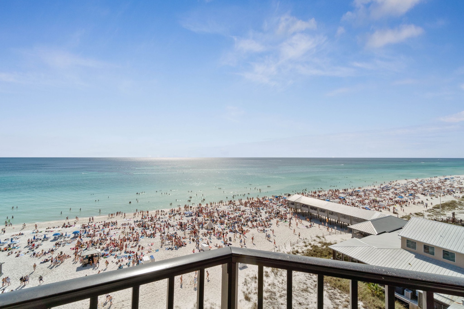 Balcony with full ocean view
