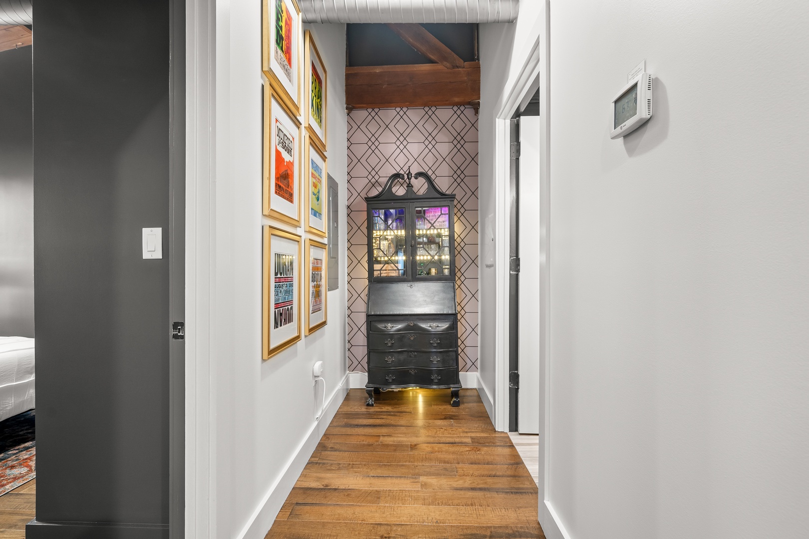 Hallway to bedrooms two and three