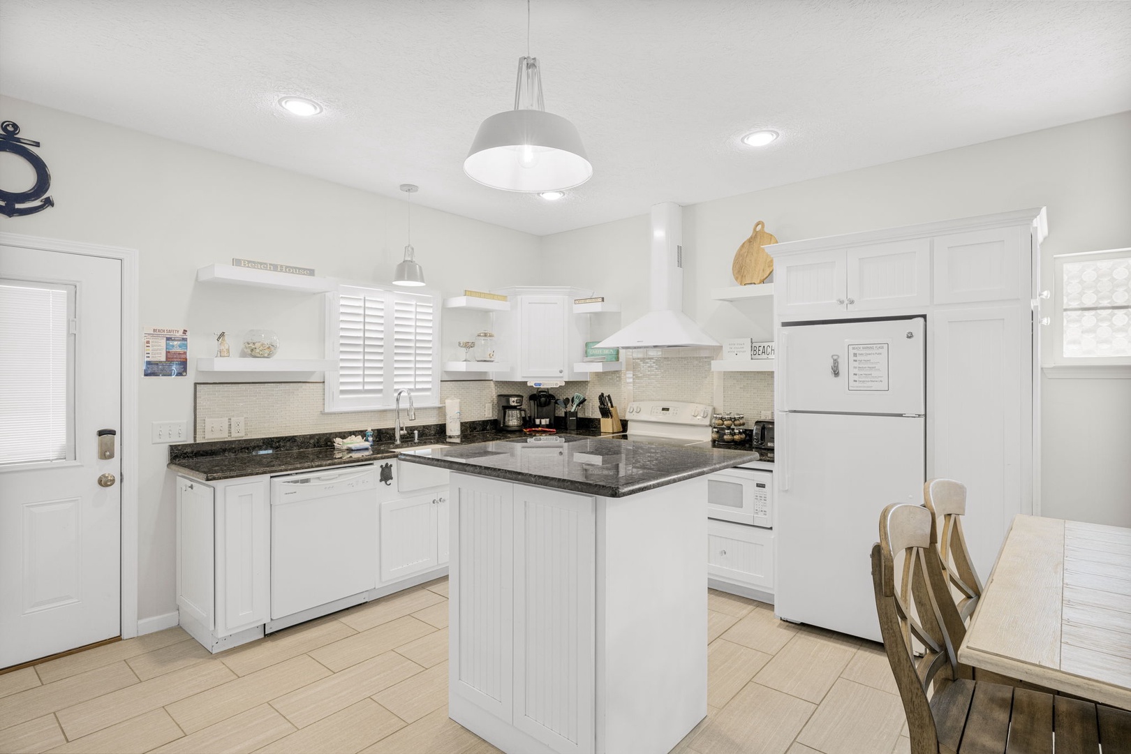 Kitchen with full amenities