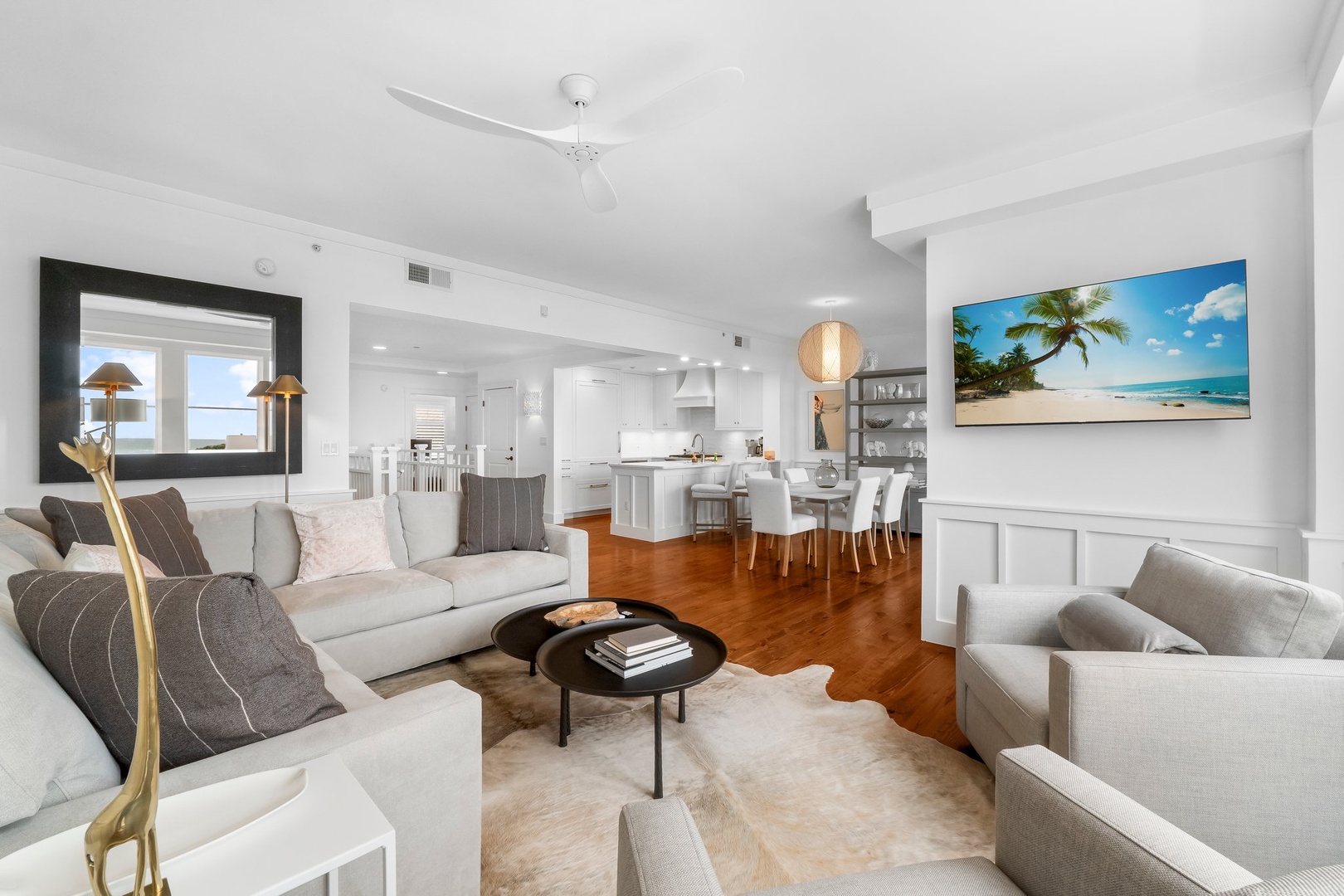 Living room with TV