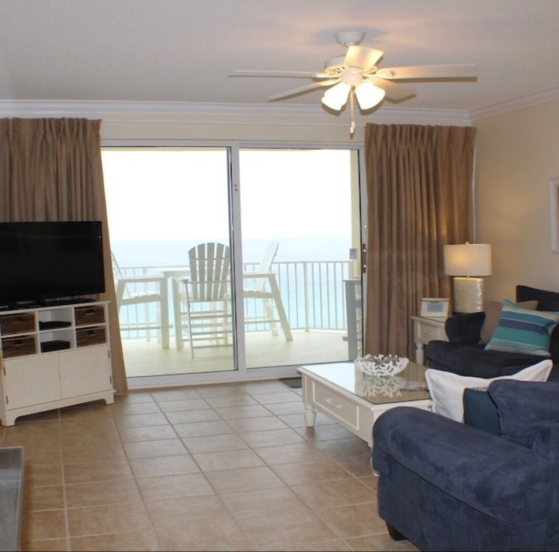 Living room with sofa bed