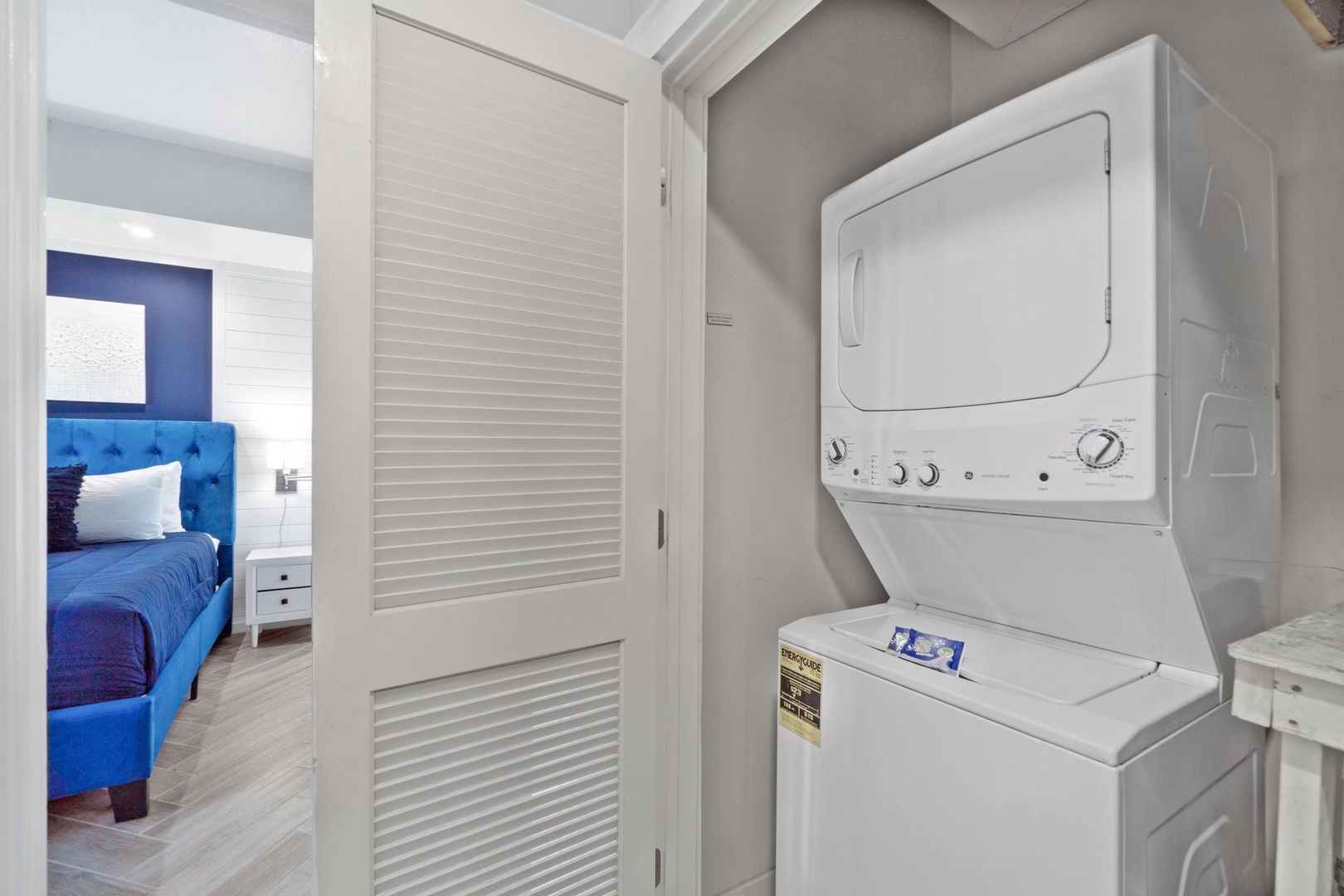 Washer and dryer in unit