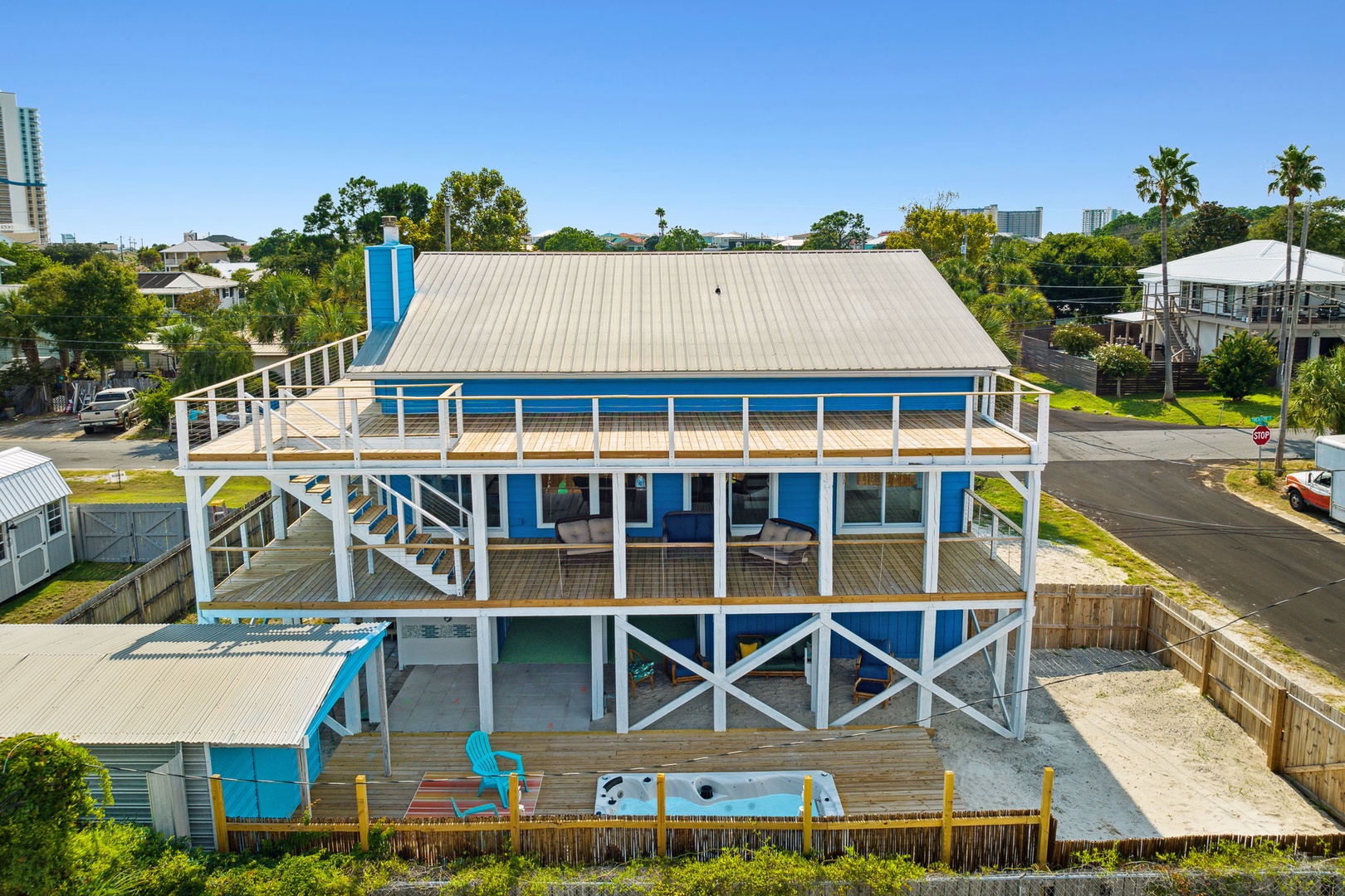 View of units