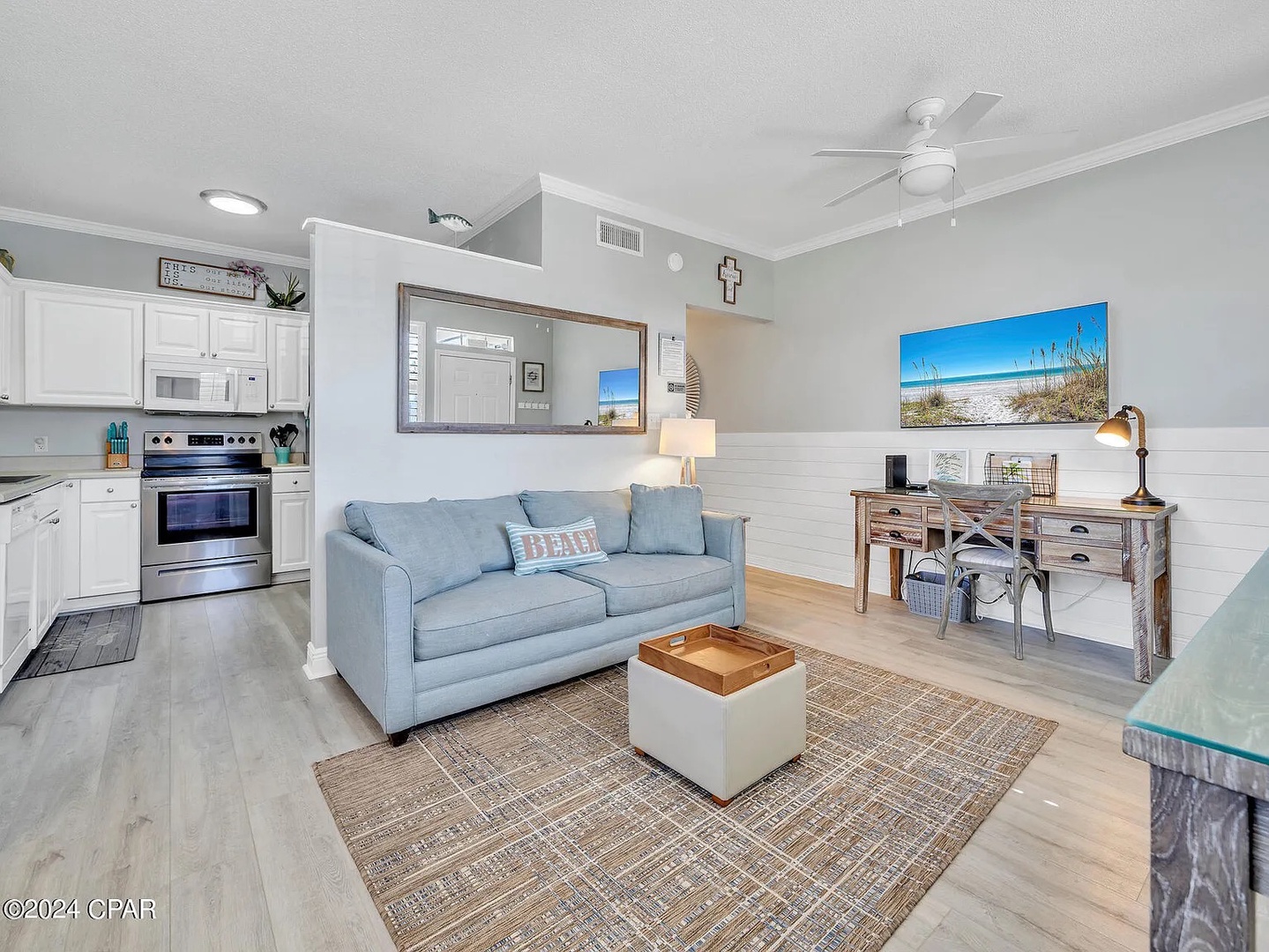 Living area with comfortable seating